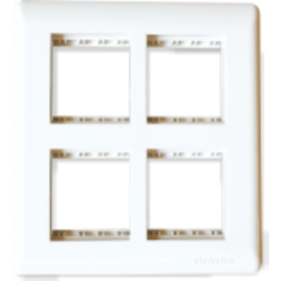 8 MODULE SQUARE FACE  & MOUNTING PLATE